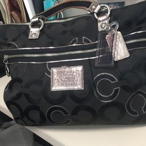 Coach Poppy OP Glam Tote Bag
